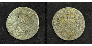 3 Kreuzer Austria Argento Leopoldo I d