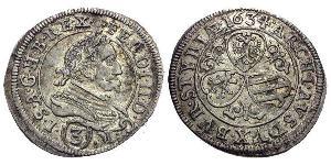 3 Kreuzer Austria Argento 