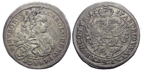 3 Kreuzer Austria Argento 