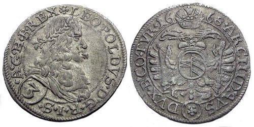 3 Kreuzer Austria Argento 