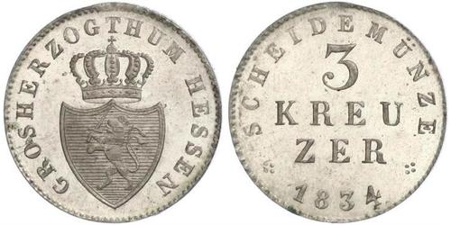 3 Kreuzer Granducato d