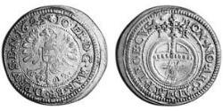 3 Kreuzer Principato di Ansbach (1398–1792) Argento Gioacchino Ernesto di Brandeburgo-Ansbach(1583 – 1625)
