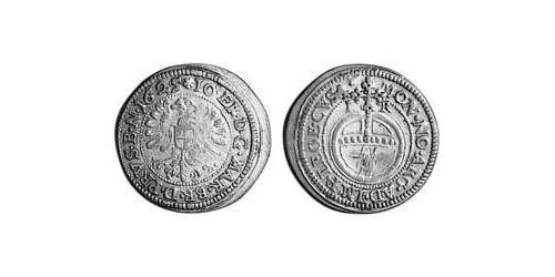 3 Kreuzer Principato di Ansbach (1398–1792) Argento Gioacchino Ernesto di Brandeburgo-Ansbach(1583 – 1625)