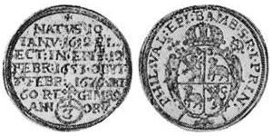 3 Kreuzer Principato vescovile di Bamberga (1245–1802) Argento 