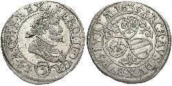 3 Kreuzer Austria Plata 