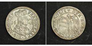 3 Kreuzer Austria Plata 