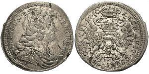 3 Kreuzer Austria Plata 