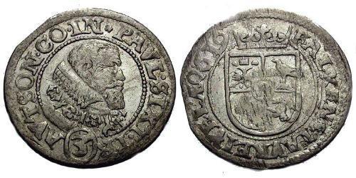 3 Kreuzer Austria Plata 