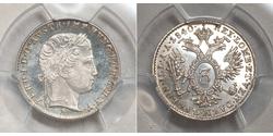 3 Kreuzer Kaisertum Österreich (1804-1867) Silber Ferdinand I of Austria (1793 - 1875)