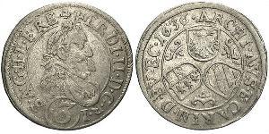 3 Kreuzer Österreich Silber 