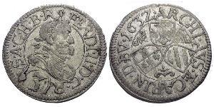 3 Kreuzer Österreich Silber 