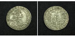 3 Kreuzer Österreich Silber Leopold I. (HRR)(1640-1705)