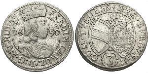 3 Kreuzer Österreich Silber 