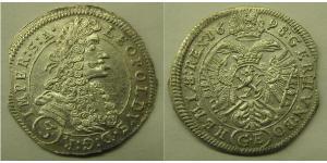 3 Kreuzer Austria  Silver 