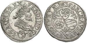 3 Kreuzer Austria  Silver 