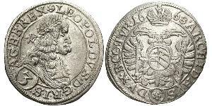 3 Kreuzer Austria  Silver 