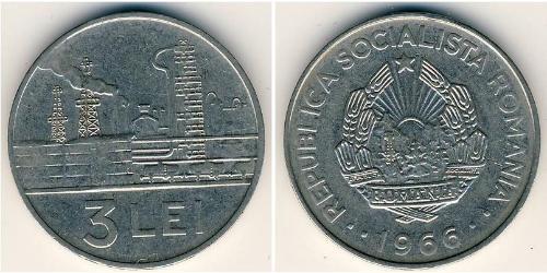 3 Leu Rumania  