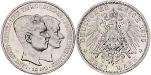 3 Mark Duché de Brunswick (1815 - 1918) Argent Ernest-Auguste III de Hanovre (1887 - 1953)