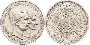3 Mark Duché de Brunswick (1815 - 1918) Argent Ernest-Auguste III de Hanovre (1887 - 1953)