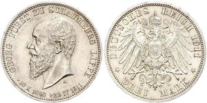 3 Mark Empire allemand (1871-1918) Argent 