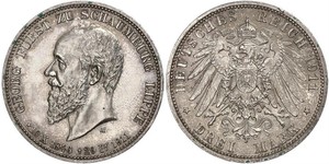 3 Mark Empire allemand (1871-1918) Argent 