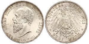 3 Mark Empire allemand (1871-1918) Argent 