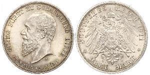 3 Mark Empire allemand (1871-1918) Argent 