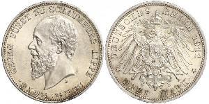 3 Mark Empire allemand (1871-1918) Argent 