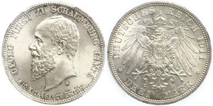 3 Mark Empire allemand (1871-1918) Argent 