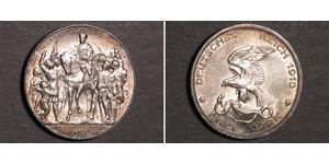 3 Mark Royaume de Prusse (1701-1918) Argent 