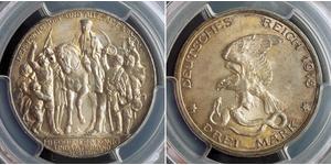 3 Mark Royaume de Prusse (1701-1918) Argent 