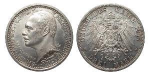 3 Mark Royaume de Prusse (1701-1918) Argent 