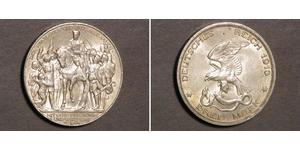 3 Mark Royaume de Prusse (1701-1918) Argent 