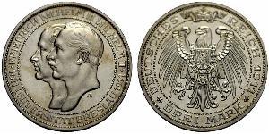 3 Mark Royaume de Prusse (1701-1918) Argent Frédéric-Guillaume III de Prusse (1770 -1840)