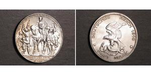 3 Mark Royaume de Prusse (1701-1918) Argent 