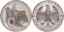 3 Mark République de Weimar (1918-1933) Argent 