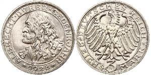 3 Mark République de Weimar (1918-1933) Argent 