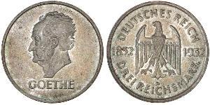 3 Mark République de Weimar (1918-1933) Argent 