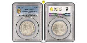 3 Mark République de Weimar (1918-1933) Argent 