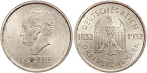 3 Mark République de Weimar (1918-1933) Argent 