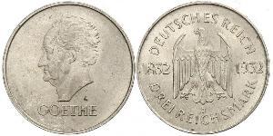 3 Mark République de Weimar (1918-1933) Argent 