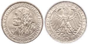 3 Mark République de Weimar (1918-1933) Argent 