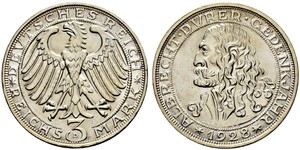 3 Mark République de Weimar (1918-1933) Argent 
