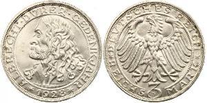3 Mark République de Weimar (1918-1933) Argent 