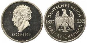 3 Mark République de Weimar (1918-1933) Argent 