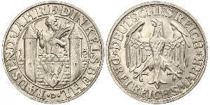 3 Mark République de Weimar (1918-1933) Argent 