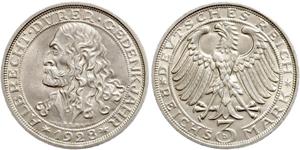 3 Mark République de Weimar (1918-1933) Argent 