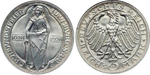 3 Mark République de Weimar (1918-1933) Argent 