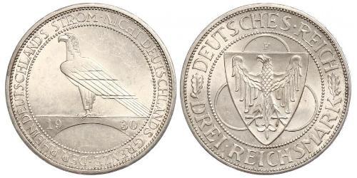 3 Mark République de Weimar (1918-1933) Argent 