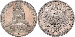 3 Mark Germania Argento 